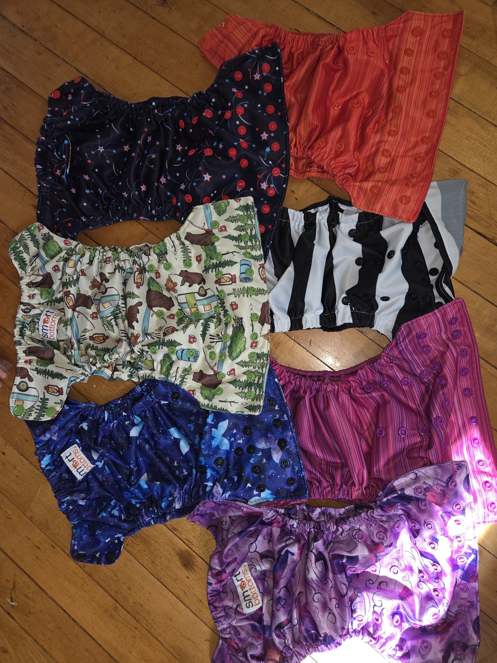 7 Smart Bottoms Cloth Diaper Covers